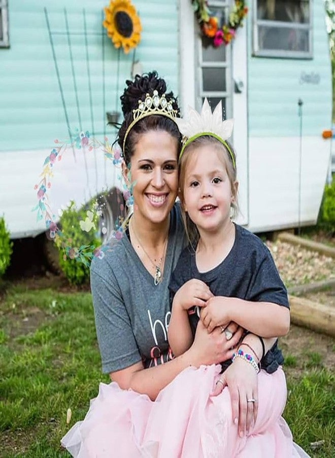 يوسبيبي إكسسوارات تنكرية للأميرة تيانا للبنات - طوق رأس للهالوين، هدايا حفلات الكريسماس للأطفال - Image 3